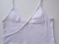 Топ белый на бретельках новый