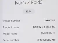 Galaxy Z fold 3 12/256, фотография 5