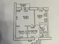Продам квартиру, п. Руба ул. 70 лет Октября д.5
