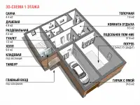 ДОМ 243.2 м2 в Гомеле УЧАСТОК 10.5 соток ПОЛНАЯ ОТДЕЛКА, фотография 3