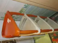 Этажерка напольная угловая , на 4 полки , пластиковая, фотография 3