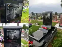 Стеклянные медальоны и стеклянные памятники, фотография 9