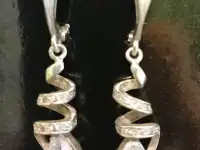 Серебряный кулон, серебряные серьги, фотография 8