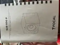 Сабфуфер focal sab 600 p, фотография 2