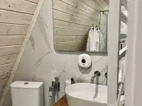 Треугольный дом афрейм в Гродно на сутки, деревня Славичи, д1, Коптёвский сельсовет, Гродненский район, фотография 11