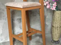 Стул барный, полубарный из массива дерева, фотография 4