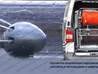 Устранение засоров. Прочистка канализации. Гидродинамика. Крот.