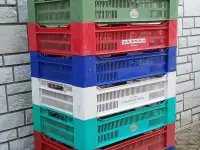 Продам ящики п/э многооборотные цветные пищевые