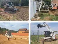 Аренда услуги мини-погрузчика  Bobcat S18,гидромолот, гидробур, фотография 3