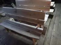 Лавочка, скамейка из дуба