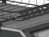 Готовая 3D-модель прицепа-кемпера, фотография 9