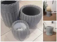 Кашпо из ротанга, фотография 4