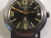 Часы Командирские, ЧЧЗ. Заказ МО СССР. 2214. Хром. 18 камней. Не рабочие.