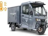 Грузовой электротрицикл rutrike карго кабина дуал next обогрев 72v 2000w