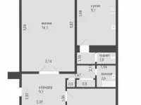 Продаётся трёхкомнатная квартира по адресу: г.Барань, ул.Оршанская, д.9, фотография 12