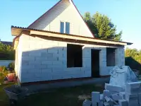 Строительство пристройки из блоков ПГС, фотография 4