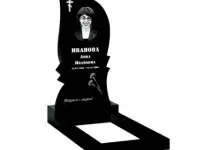 Памятник из гранита вертикальный одинарный A-56 от 1400 руб. Ивье и рн