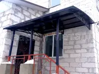 Навесы из поликарбоната, стекла, металла и пр, фотография 8