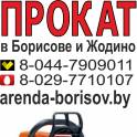 Прокат бензопилы и Аренда бензопилы в Борисове Жодино