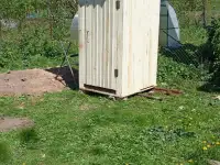 Дачный уличный туалет. Туалет деревянный., фотография 2