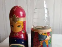 Шкатулка МАТРЕШКА для бутылки, фотография 2