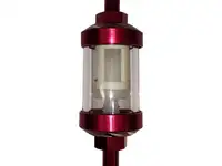 Топливный фильтр тонкой очистки cnc красный