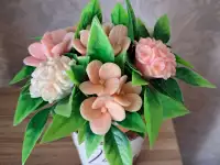 Букеты из мыльных цветов, фотография 2