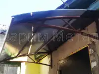 Козырьки из поликарбоната, стекла, металла и др, фотография 8