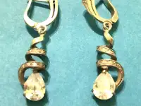 Серебряный кулон, серебряные серьги, фотография 9