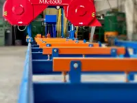 Ленточная пилорама МК6500(с электронной линейкой MIKRON-4 и электродвигателем главного привода мощностью 15кВТ