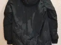 Зимняя двухсторонняя дизайнерская пальто-парка с капюшоном и застежкой-молнией., фотография 4