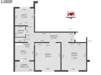 3-комн. квартира б-р Юности д.66 г.Мозырь, фотография 11