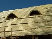 Кровля, Дранка из осины.