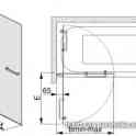 Шторка на ванну Sanplast Prestige III KW/PRIII-80-S sbW, фотография 2