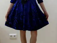 Платье синее, фотография 4