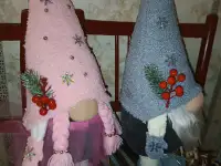 Hand-made пара лесные гномы 53 см муж и жена, фотография 6