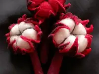 Дизайнерские украшения из войлока