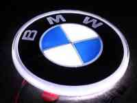 Значок BMW с подсветкой 3D, D=82 мм