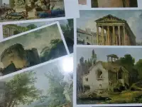 Гюбер Робер Коллекции Эрмитажа, комплект больших открыток  16шт, фотография 3