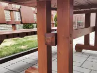 Садовая мебель из массива сосны, фотография 5