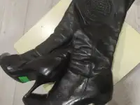 Сапоги полусапожки Кожа осень зима мех договорная, фотография 11