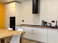 Дом с баней, терасса с барбекю