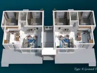 2+1 апартаменты в новом комплексе в 300 метрах от моря, фотография 11