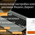 Профессиональная настройка контекстной рекламы в Яндекс.Директ