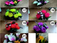 Композиции из искусственных цветов., фотография 6