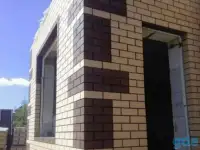 Столбы на забор, облицовка дома