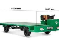 Платформенная тележка электрическая rutrike база, фотография 7