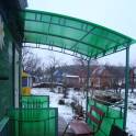 Навесы, козырьки из поликарбоната, летний душ