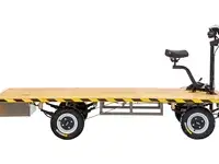 Платформенная тележка электрическая rutrike склад 2500 new, фотография 4
