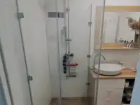 Изготовление стеклянной шторки, Душевой кабины, фотография 4